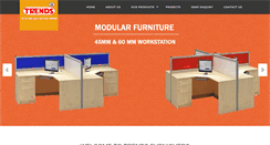 Desktop Screenshot of modularfurnitureindia.com