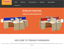 Tablet Screenshot of modularfurnitureindia.com